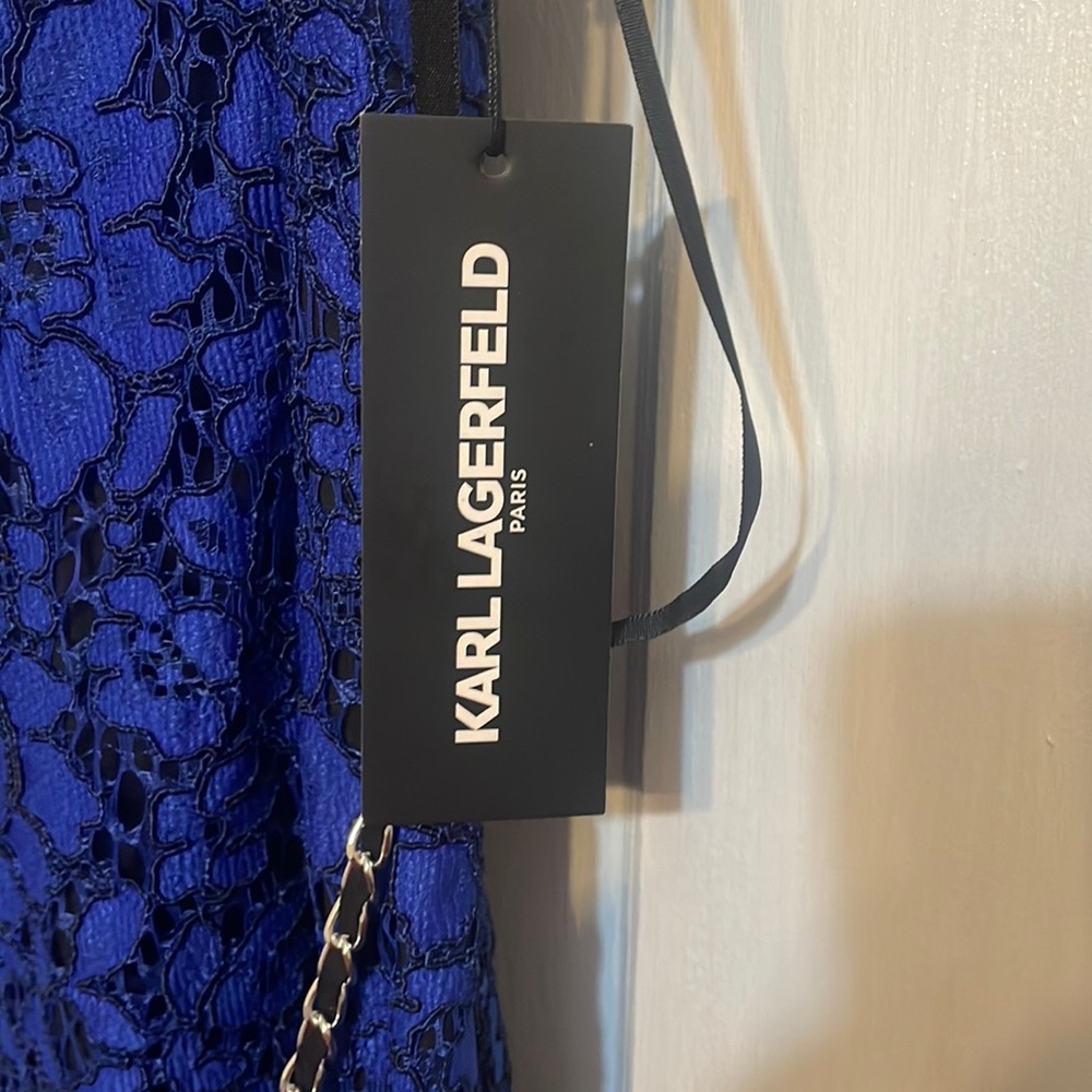 Blue Karl lagerfeld feels dress